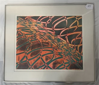 Pencil Signed Lithograph 1977 - 27" x 32"