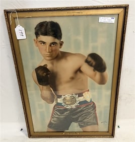 Featherweight Champion, Bat Battalino - 22" x 32"