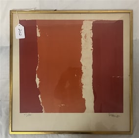 Pencil Signed Lithograph - 23" squared