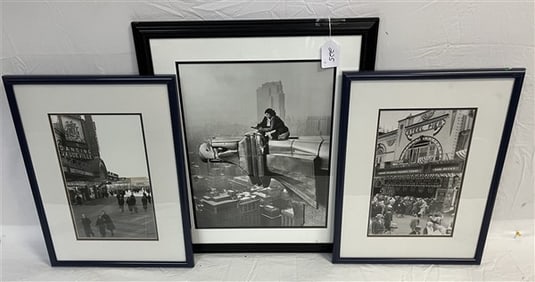 3 Iconic Framed Photographs