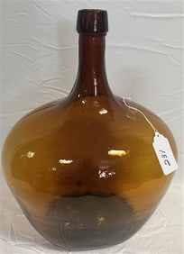 19" Amber Demijohn Bottle