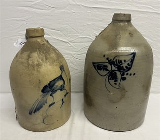 Two 19th Cent. American Pottery Jugs