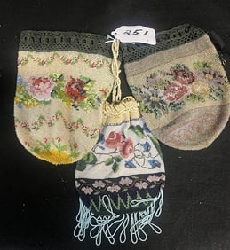 3 Beaded Bags