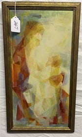 Ted Davis Acrylic on Artist Board - 15" x 27"