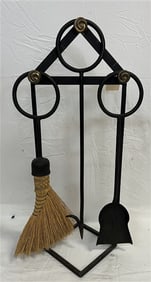 Nicely Forged Fireplace Tools
