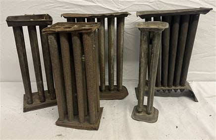 5 Early Candle Molds