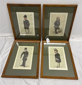 4 Spy Prints in Birdseye Frames