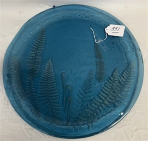 Hand Blown 20" Glass Charger