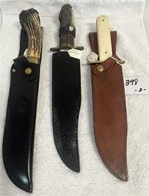 3 Hunting Knives