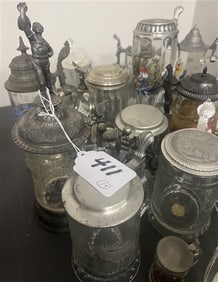 19 Crystal Steins and Pitchers