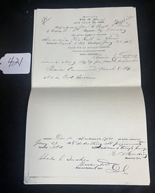 Civil War Veterans Pension Documents