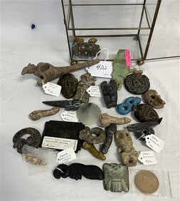 Collection of N.W. Coast Stone Trinkets
