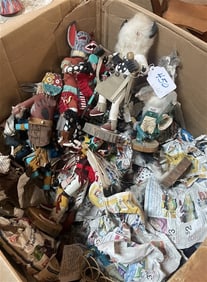 Extensive lot of N.W. Coast Carved Figures