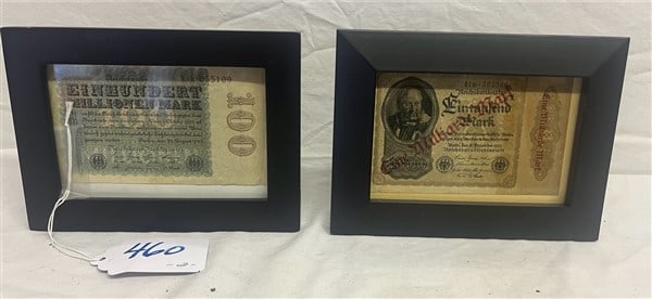 Framed Currency (1 of 1)