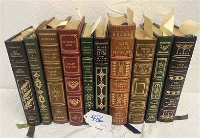 10 Author Signed Franklin Library Books