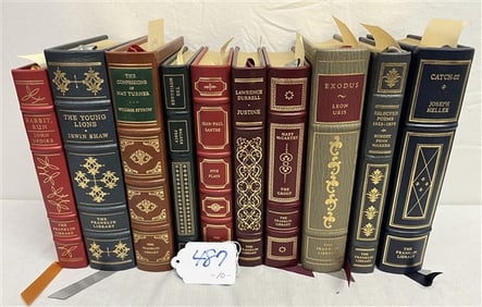10 Author Signed Franklin Library Books