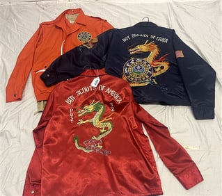 3 Chinese Boy Scouts of America Jackets