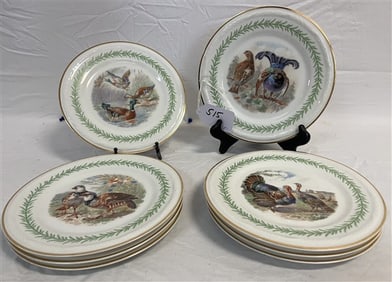 8 Rare Limoge 8.5" Plates