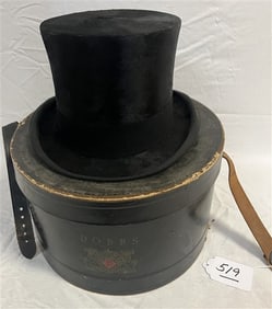 Antique Beaver Skin Top Hat