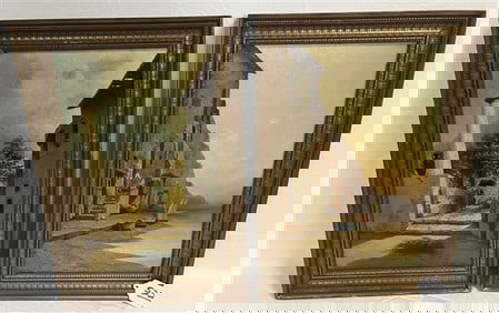 2 Framed Paintings - Oil on Board