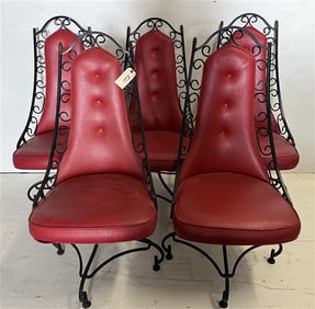 5 Iron Chairs