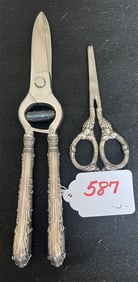 2 Sterling Handle Table Accessories