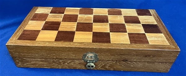 Extra Special Carved Bone Chess Pieces in fitted Box