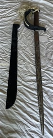 Machete and Vintage Sword