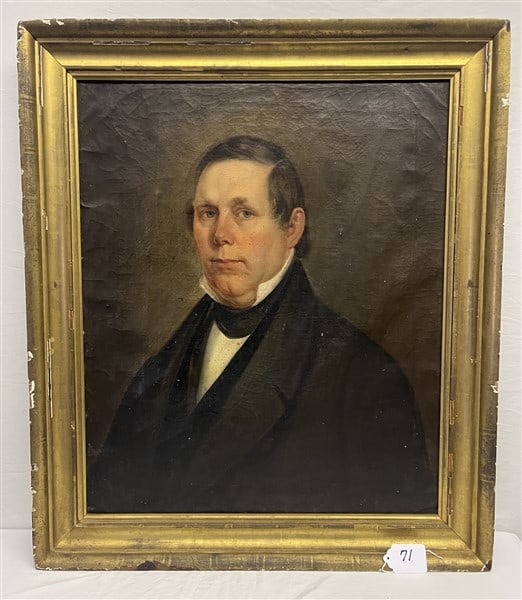 19th Cent o/c Portrait - 30" x 35" (1 of 2)