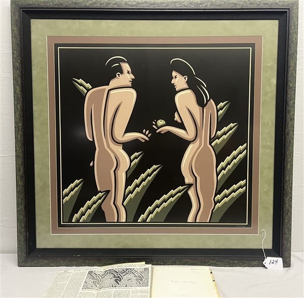 Robert Gordy Vintage Lithograph, Signed 39" x 41" (1 of 3)