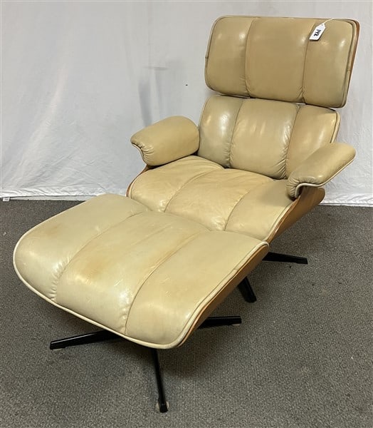 Eames Style Chair with Ottoman (1 of 3)
