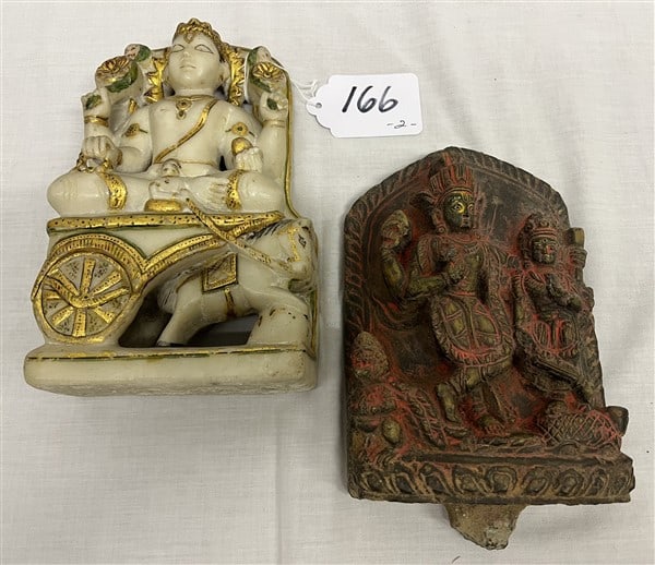 2 Carved Stone Objects (1 of 3)