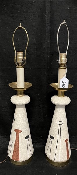 Pr. of MCM Table Lamps (1 of 2)