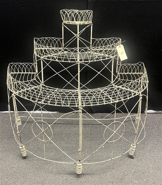 3 Tier Victorian Wire Garden Planter 40" wide and 38" high (1 of 1)