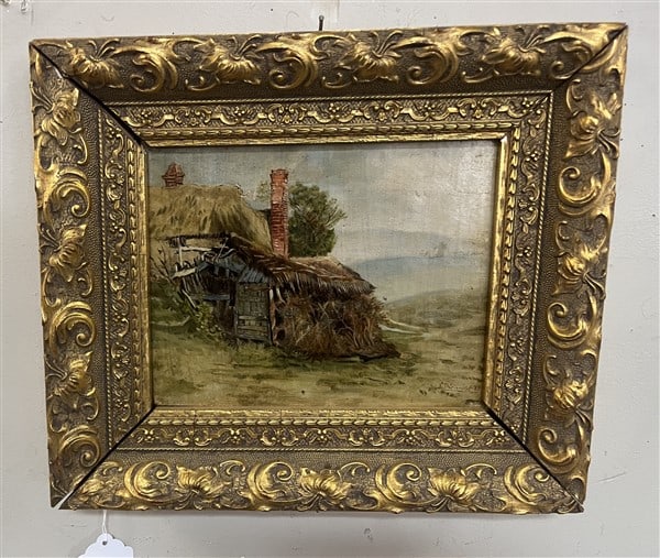 !9th Cent O/C sgnd and Dated 1891 n. Peril 14 x 15 (1 of 3)