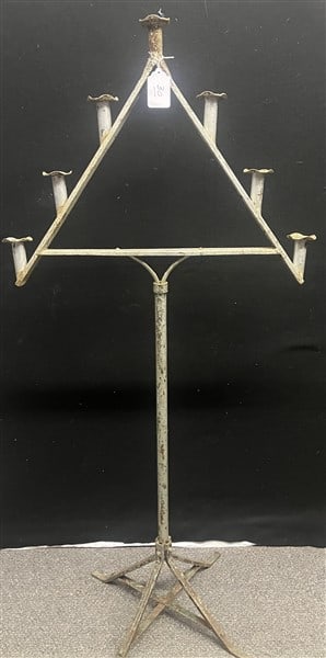 2 Part 7 Light Metal Candlestick 59" tall (1 of 2)