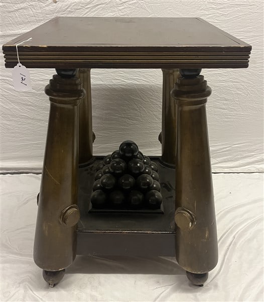 Cannons and Cannonballs Table American, late 19th/early 20th century, by Charles J. Naylor, (1 of 3)