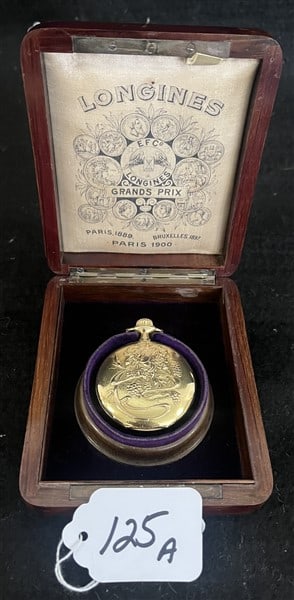 Longines 18K Pocket Watch in Fitted Box (1 of 1)