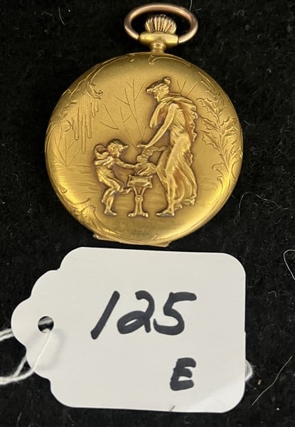 Calandro 18k Pocket Watch (1 of 2)