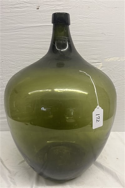 26" Emerald Green Demijohn Bottle (1 of 3)