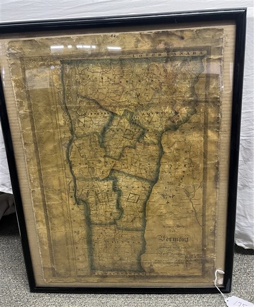 1834 Map of Vermont (1 of 2)
