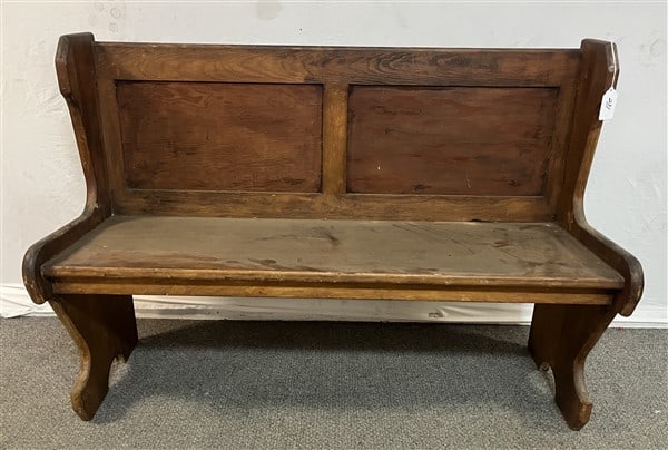 50" Country Wooden Bench (1 of 2)