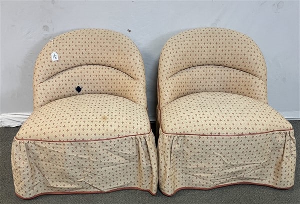 Good Looking Pair of Upholstered Chairs: Good Looking Pair of Upholstered Chairs - 30" high, 31" deep and 27" wide....seat 19"
