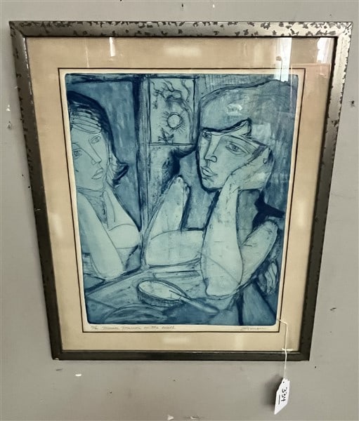 Framed Pencil Signed and Numbered Litho 19 x 23 (1 of 3)