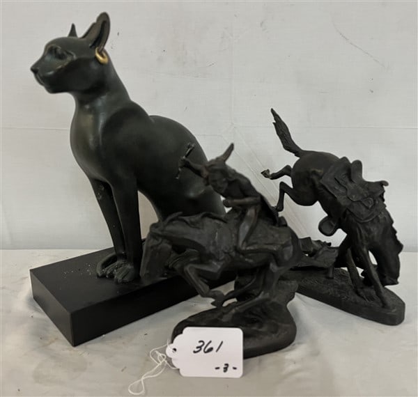 3 Resin/Composite Sculptures (1 of 3)