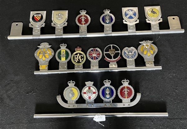 Lot of English Auto Emblems (1 of 3)