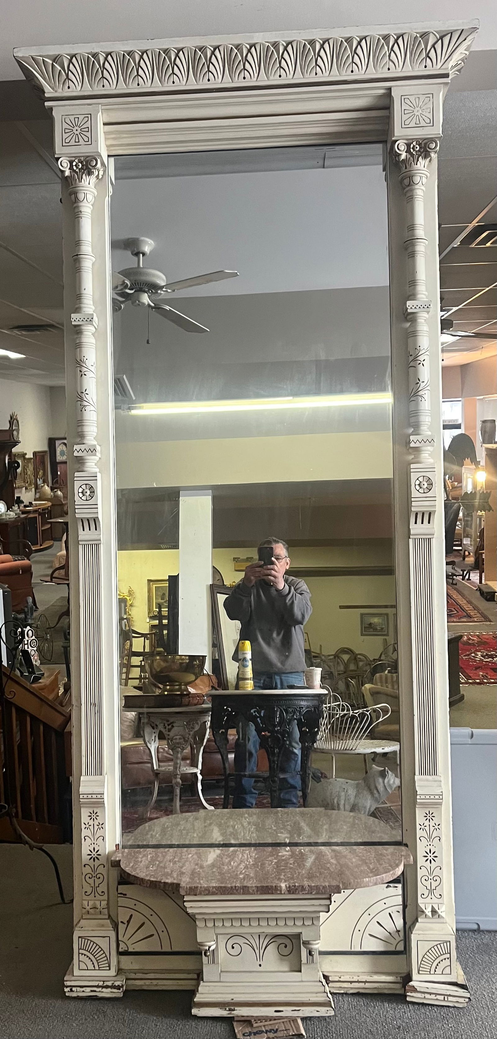 19th Cent Victorian Pier Mirror (1 of 3)