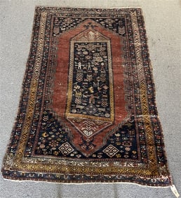 Nice Antique Persian Rug - 4'8" x 7'0"