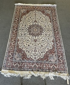 Silk and Wool Rug - 4'6" x 7'3"