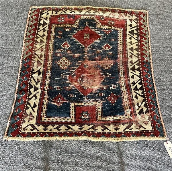 100 Year Old Caucasian Mat - 3'5" x 3'5" (1 of 3)